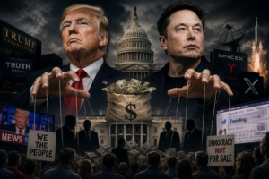 Trump, Musk og nýtt vald auðmagnsins: Þegar lýðræði og auðveldi rekast á